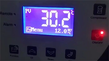 ضبط درجة حرارة مبرد المياه (تشيلر التبريد بالمياه)